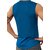AUSK Mens Casual Printed Cotton Blend Teal Blue & Beige Summer wear Co-ords set of T-Shirt & Trakpant