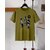 AUSK Mens Casual Printed Cotton Blend Green & Black Summer wear Co-ords set of T-Shirt & Trakpant