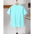 AUSK Mens Casual Printed Cotton Blend Sky Blue & Black Summer wear Co-ords set of T-Shirt & Trakpant
