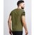 AUSK Mens Casual Striped Cotton Blend Black & Green Summer wear Co-ords set of T-Shirt & Trakpant