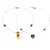 Invisible Chain 1 Layer, Green and Blue Colour, 2 Qty