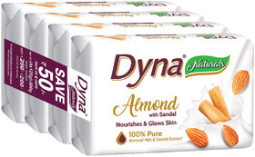 Dyna Naturals Almond with Sandal Nourishes  Glows Skin Soap-1254