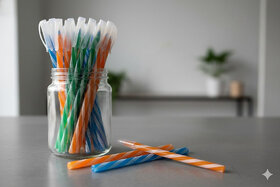Ajay Enterprises Use And Throw Pen Ball Pen (Pack of 100, Ink Color - Blue)