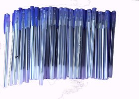 Trendy Shine Df Pens  Tip size -0.5 mm, Ball Pen Box Pack  Slim Body Pens Easy to hold  Pack of 100, INK Colour - Blue  Smooth Writing use for Study, Office Work