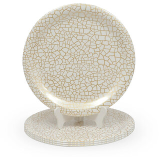 Aurka Dcor 11 Inch giraffe pattern Melamine Dinner Plate Set of 2