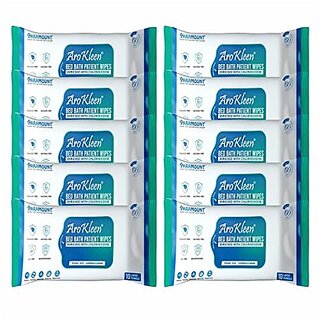 100 Count Large Size Bed Bath Wipes With Aloe Vera  Vitamin E Adult Wet Wipes Adult Bath Wipes Anti Bacterial Cleansing Towels Refreshing Sponge Bath Towel For Men  Women-Pack Of 10