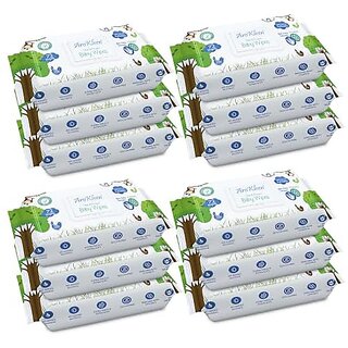 AroKleen Pure Water Soft Cleansing Baby Wipes  864 Wipes-Pack of 12  Extra Thick  Moist Wet Wipes for Baby's  Prevents Rashes  Redness with Goodness of Aloe Vera  Vitamin E