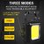 LED Keychain Light with Bottle Opener, Magnetic Base and Folding Bracket Rechargeable Keychain Light  Bright  Portable