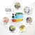 3 in 1 Soap Pump Dispenser Dish Soap Liquid Dispenser Sponge Holder Dish Soap Pump Dispenser for Kitchen Sink Accessories Items Countertop Kitchen Bathroom