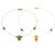 Invisible Chain 1 Layer, Ruby Red and Deep Green Colour, 2 Qty