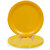 Aurka Dcor 11 Inch Yellow Melamine Dinner Plate Set of 4