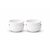Aurka Decor 4.5 Inch White Melamine Bowl Set of 4