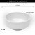 Aurka Decor 4.5 Inch White Melamine Bowl Set of 4