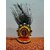 Guruvayoor Lord Unnikannan(Krishna) with Peacock Feather(Mayilpeeli) - Perfect for Pooja Room, Living Room, Devotional Spaces  Car Dcor