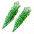 Attractive Plastic Cone Planter Net -Pack of 10 Nos Green Colour for Orchids, Creepers  Trailing Plants etc.