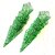 Attractive Plastic Cone Planter Net -Pack of 10 Nos Green Colour for Orchids, Creepers  Trailing Plants etc.