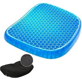 Gel Seat Cushion Ergonomic Breathable Design Pressure Relief Sitter Tailbone Pain Sciatica Pain Back Pain Silicon Seater