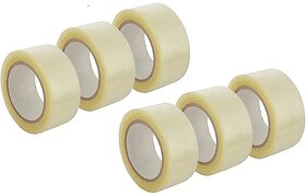 SAMRUDHIPACKAGING Sided Medium 48mm65mtr Handheld Self Adhesive (Manual)(Set of 6, Tranceferent)
