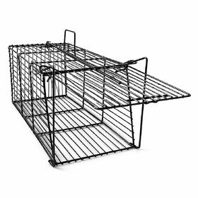 Rat Trap, Iron, Non-Spring Type, Black, 32x16.5x15 cm, 826g, for Catching Rats and Mice, 1 Qty