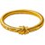 KIMTI 18k Gold Plated Women Bracelet (Snake Texture Gold Bracelet, 1)