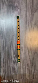 13 Inch C Tune Flute for Beginners Professional Bamboo Bansuri C Scale Musical Instrument Wooden Flute for Kids Adults Meditation Yoga Classical Music Handmade Indian Bansuri