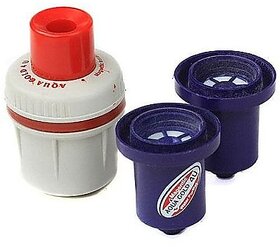 Tap Filter With Extra Candle - 1 Filter + 2 Cartridges, Alkaline, White