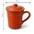 Clay Water Jug with Lid, 800 ml Capacity, Dia 10.5 cm, 14.5x10.5x18 cm, 688 gm, 1 Qty