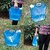 10 Liters Portable Collapsible Water Storage Tank Water Container Water Carrier Lifting Bag Camping Hiking Survival Kit