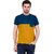 Odoky Men Color Block Round Neck Multicolor  Casual T-Shirts (Pack Of 2)