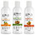 (Set of 3) Globus Naturals Body Lotion Vitamin C Mix Fruit Papaya Body Lotion Non-Greasy Lightweight Body Moisturizer for All Skin Types