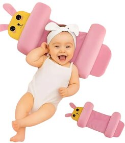 Baby Sleeping Support Pillow with Side Rollers Newborn Safety Sleeping Pillow Set 012 Months Baby Boys Girls pink