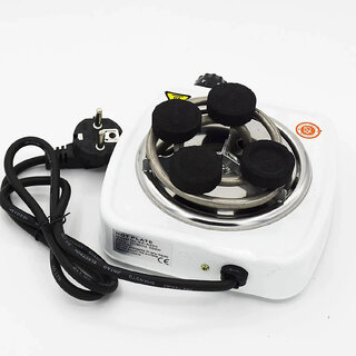 Hot Plate Hookah Electric Coal Burner/Stove (500 Watt) Electric Cooking Heater (1 Burner)