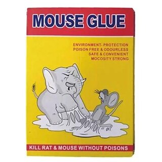 BIYANKA Mouse Glue Pad Insect Rodent Lizard Trap Rat Catcher Adhesive Sticky Glue Pad, Non Poisonous, Non Toxic, Odourle