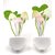 Mushroom LED Night Light with Sensor pack of 2