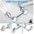 FAUCET Extender Universal 1080xc2xb0 Swivel Robotic Arm Swivel Extension Faucet Aerator ABS plastic Chrome Finish body Faucet Sprayer Attachment tap filter 1 set