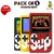 SUP Game Box 400 in 1,Handheld Retro Video Game Console:Trendy,Wide LCD,TV Output,6 hrs Continuous Gameplay,Video Games for Kids-USB Rechargeable & Color and Design as per Stock