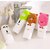(2Pcs) Cute Bathroom Toothbrush Holder with Cartoon Design Toothbrush Travel Containers - Portable Toothpaste Holder and Gargle Cup Set - Unscented Toothbrush Carrying Box  (Multicolor)