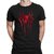 HIT SQUARE Black Pure Cotton Round Neck Printed T-Shirt For Men