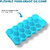 Ice Cube Molds  Trays Easy Release Ice Cube Trays for Chilling , Blue Plastic Ice Cube Tray(Pack of2)