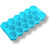 Ice Cube Molds  Trays Easy Release Ice Cube Trays for Chilling , Blue Plastic Ice Cube Tray(Pack of2)
