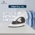 Double Safety Tokyo 1000W Non-stick Soleplate Coating Dry Iron (White)