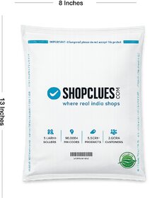 (Pack of 100) Shopclues Packing Material courier bags without pod pouch  (8 x 13 Inches)