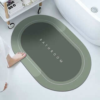 Super Absorbent Non-Slip Bathroom Floor Mat  Soft Carpet Door Rug, Quick-Dry, Comfortable and Durable
