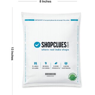 (Pack of 100) Shopclues Packing Material courier bags without pod pouch  (8 x 13 Inches)