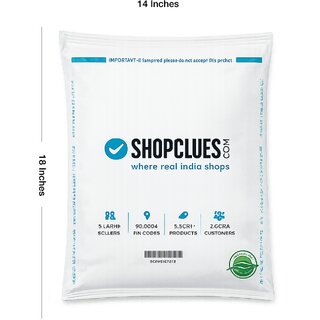 (Pack of 100) Shopclues Packing Material courier bags without pod pouch  (14 x 18 Inches)