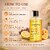 CareVeda Shower Gel, Skin Brightening Body Wash with Peach Papaya Orange, Fresh & Glowing Skin 200ml