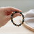 Triple Protection Bracelet 8mm Energized  Tiger Eye, Obsidian, Hematite