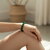 Green Jade Bracelet 8mm Energized  Luck, Harmony  Prosperity
