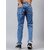 Meghz Blue Slim Fit Mid Rise Ankle Length Jeans
