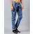 Meghz Blue Slim Fit Mid Rise Ankle Length Jeans